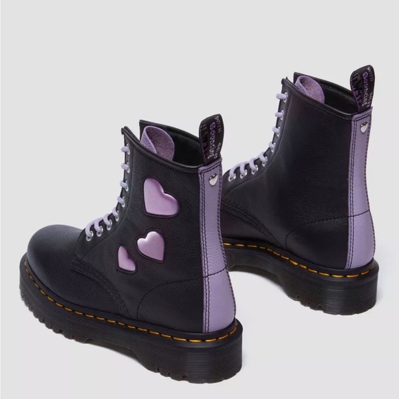 NWT Dr.Marten 1460 zip heart Virginia satin lux - Picture 9 of 9